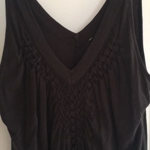 Banana Republic tank in dark brown.